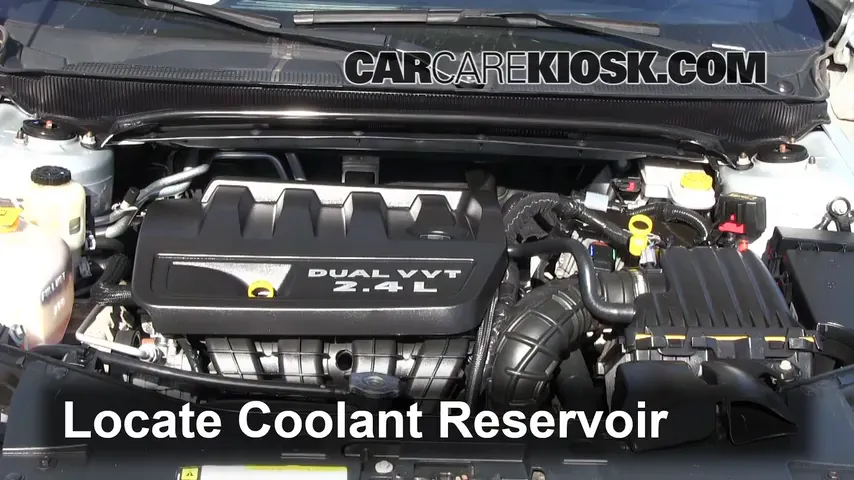2012 Chrysler 200 LX 2.4L 4 Cyl. Sedan (4 Door) Coolant (Antifreeze) Fix Leaks